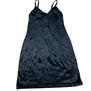 Vintage Black 90's Relish Slip Mini Dress Size M